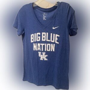 NWOT Nike Blue 'Big Blue Nation' Univ of KY Tee